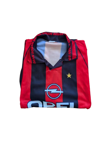 football shirt red and black